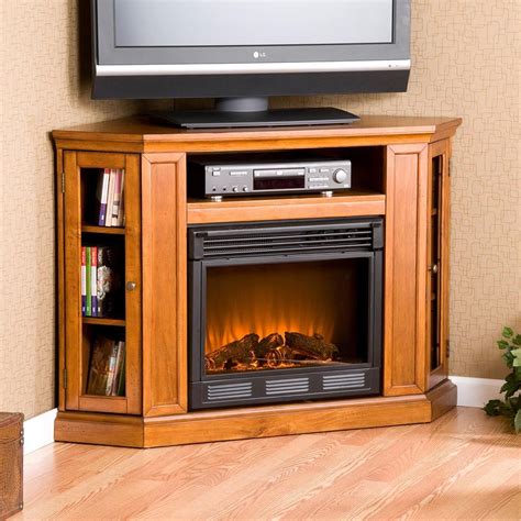 Stone Electric Fireplace TV Stand Stone Electric Fireplace, Corner Electric Fireplace, Corner ...
