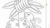 Banana Tree Coloring Page At Getcoloringscom Free Sketch sketch template