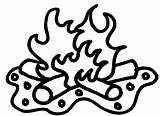 Easy Bonfire Coloring Page  Free Printable Pages For Kids sketch template