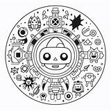 Lost In Space Coloring  Page sketch template