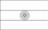 India flag coloring picture sketch template
