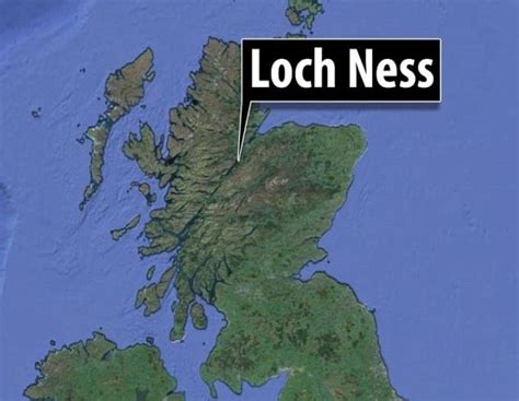 A 'monster' is found lurking in the depths of Loch Ness is actually a ...