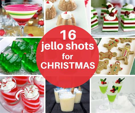 Christmas Themed Jello Shots