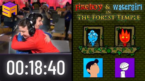 Fireboy & Watergirl Speedrun in 18:40 - ESA Summer 2023 - YouTube