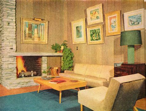 Your Guide to 1950s Home Decor and Furniture | NONAGON.style | Mid century modern living room ...