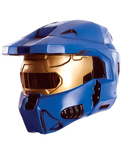 Blue Spartan Helmet HALO Costume Accessory