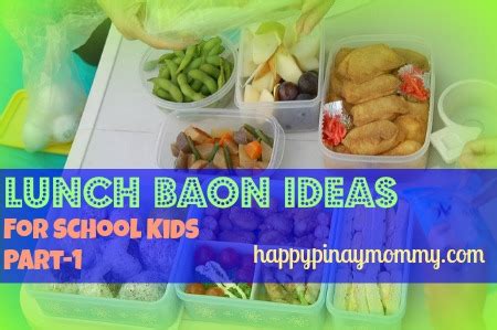 Lunch Ulam Baon Ideas for School Kids – Part 1 - Happy Pinay Mommy