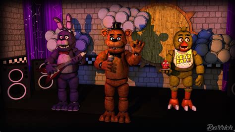 Fnaf 1 Stage v3 by BarrichSpeedPaints on DeviantArt