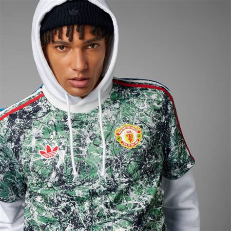 adidas Manchester United Stone Roses Originals Icon Jersey - Multicolor ...