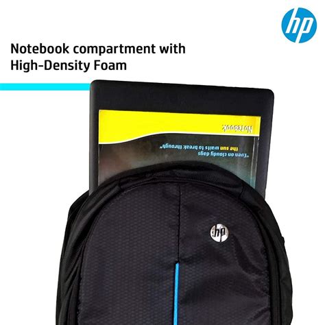 Multicolor Hp Laptop Bag 15.6 Inch Black Blue Backpack, Capacity ...