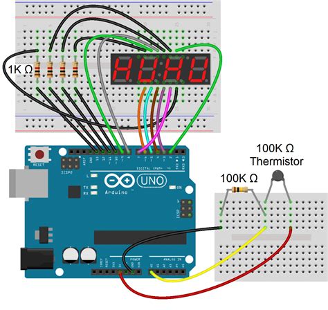 7 Segment Display Clock Circuit Diagram