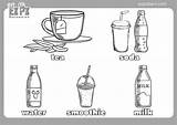 Drinks  Ezpzlearncom sketch template