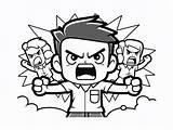 Coloring Angry Emotions  Page sketch template