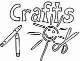 Arts And Craft Coloring Pages sketch template