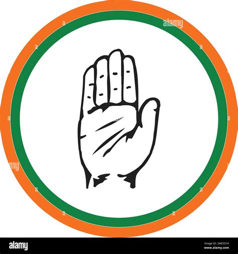 INC party, Indian National Congress party flag, Political Party sign, Congress Party symbol ...