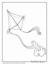 100  Kite coloring pages Free PDF To Print Woo Coloring sketch template