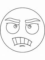 Angry Face Coloring Pages  Home sketch template