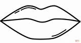 Lip coloring page  Free Printable Coloring Pages sketch template