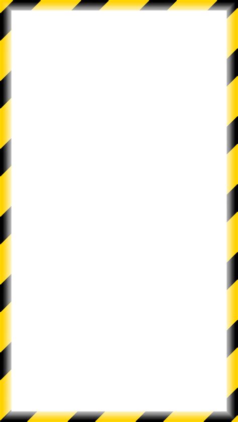 Yellow Caution Tape Frame 16658206 PNG