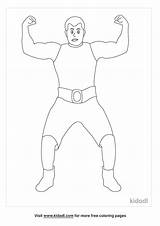 Strong Man Coloring Page Free People And Celebrities  sketch template