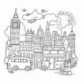 Dibujos De Edificios La Ciudad Para Colorear sketch template