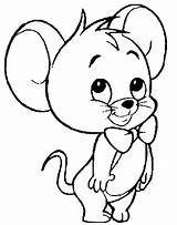 Cartoon Mouse Coloring Pages sketch template
