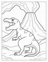 Coloring Sheets Volcanoes sketch template