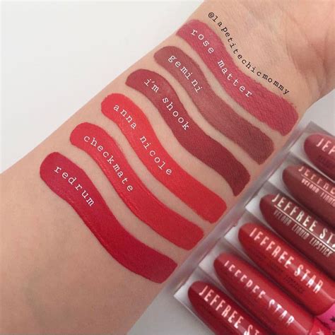 105 Likes, 3 Comments - Jeffree Star Swatches (@jeffreeswatch) on Instagram: “Comp… | Lipstick ...