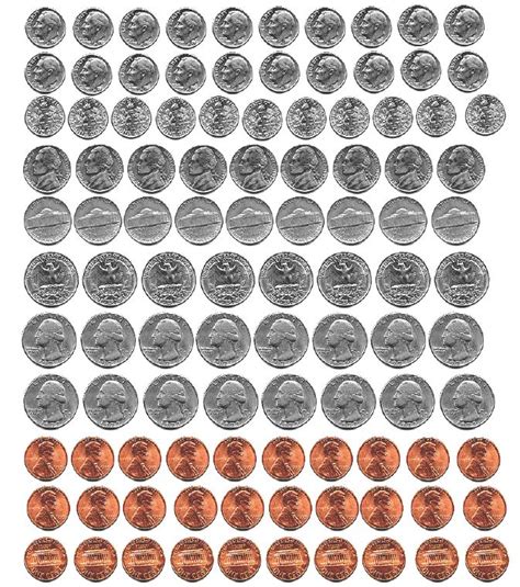 Free Printable Pictures Of Coins For Teaching