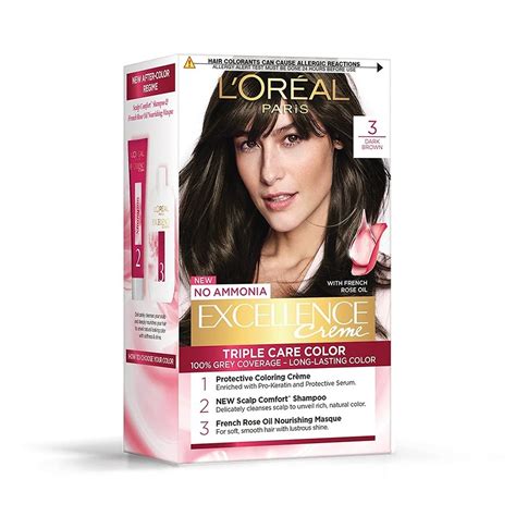 Buy L'Oreal Paris Permanent Hair Colour, Radiant At-Home Hair Colour with up to 100% Grey ...