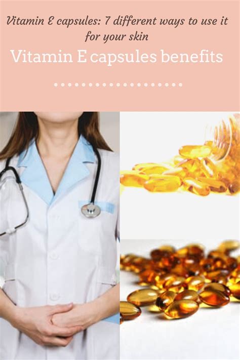 7 Beauty Benefits of Vitamin E Capsule - DGS Health