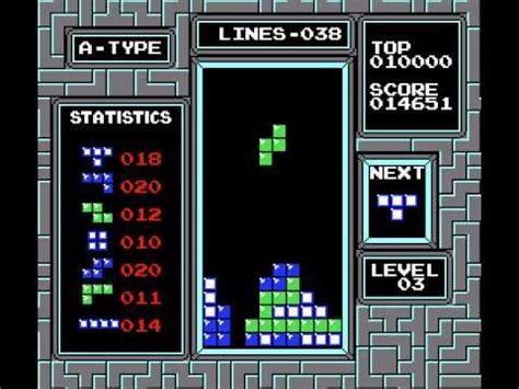 Tetris (NES / Nintendo) Gameplay - YouTube