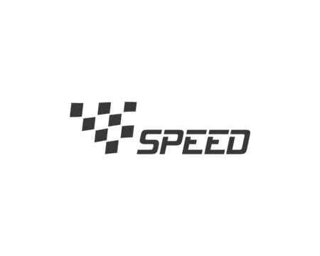 Iconic Race Flag Logo With Minimalist Design Racing Flag Sign Vector, Racing, Flag, Sign PNG and ...