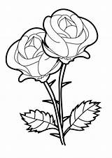 Free Printable Roses Coloring Pages For Kids sketch template