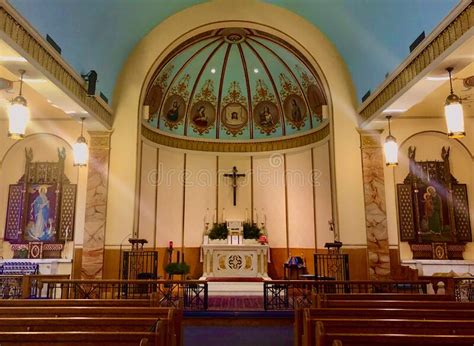 Saint John the Baptist Catholic Church, Bridgeport, PA Stock Photo - Image of altar, religion ...