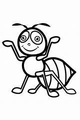Coloring Pages  Ant Page For Kids sketch template