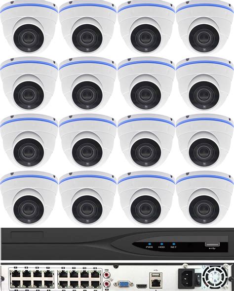 24 Camera BNC Coax Security System : (1) 32 Channel 8MP HD DVR + (24) 2.8-12mm Dome Cameras + (3 ...