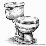 Toilet Coloring Pages  Free & Printable sketch template