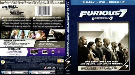 FURIOUS 7 (2015) BLU-RAY COVER & LABELS - DVDcover.Com