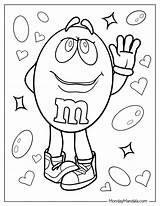 20 M&Ms Coloring Pages Free PDF Printables sketch template