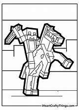 Minecraft Coloring Pages Updated 2021 sketch template