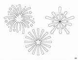 Fireworks Coloring Sheets Printable sketch template