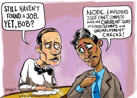 Unemployment Political Cartoon