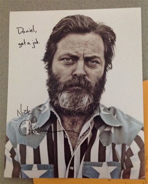 I asked Nick Offerman for highschool graduation advice. He delivered. | Nick offerman, Advice ...