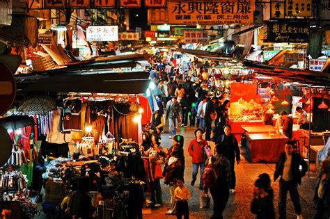 Hong Kong Night Market Free Stock Photo - Public Domain Pictures