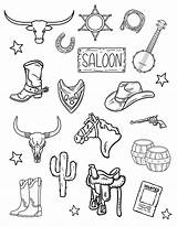 Cowboy Page To Colorwestern Coloring Pagecountry Sheet  sketch template
