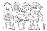 Firefighter Coloring Pages  The Daily Coloring sketch template