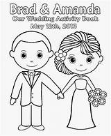 Personalized Wedding Coloring Pages At GetColoringscom  Free sketch template