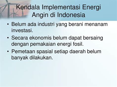 PPT - POTENSI ENERGI ANGIN DAN SURYA DI INDONESIA PowerPoint ...