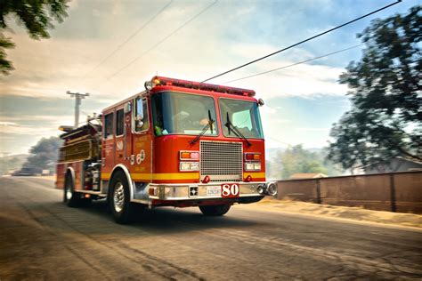 Speeding Fire Truck Free Stock Photo - Public Domain Pictures